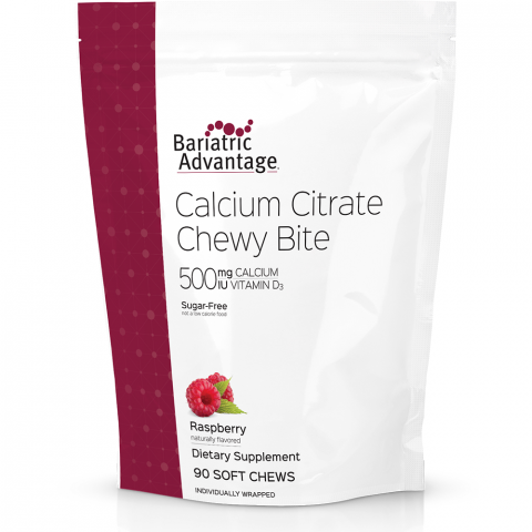 Calcium Citrate Chewy Bites 500mg (11 Flavors)